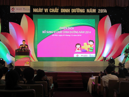 Viện Dinh dưỡng (Bộ Y tế) tổ chức Ngày vi chất dinh dưỡng 2014.